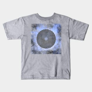 Grey Celtic Knot mandala Kids T-Shirt